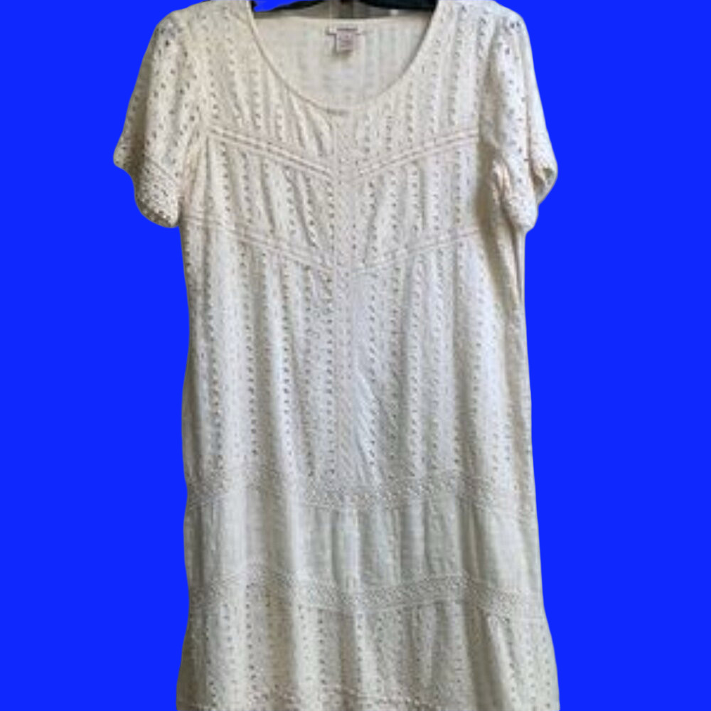 Sundance Ivory Lace/Eyelet Dress
